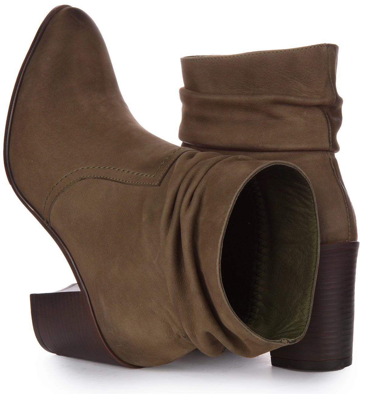 Stable Step Justinreess England Lucy In Olivegreen For Women