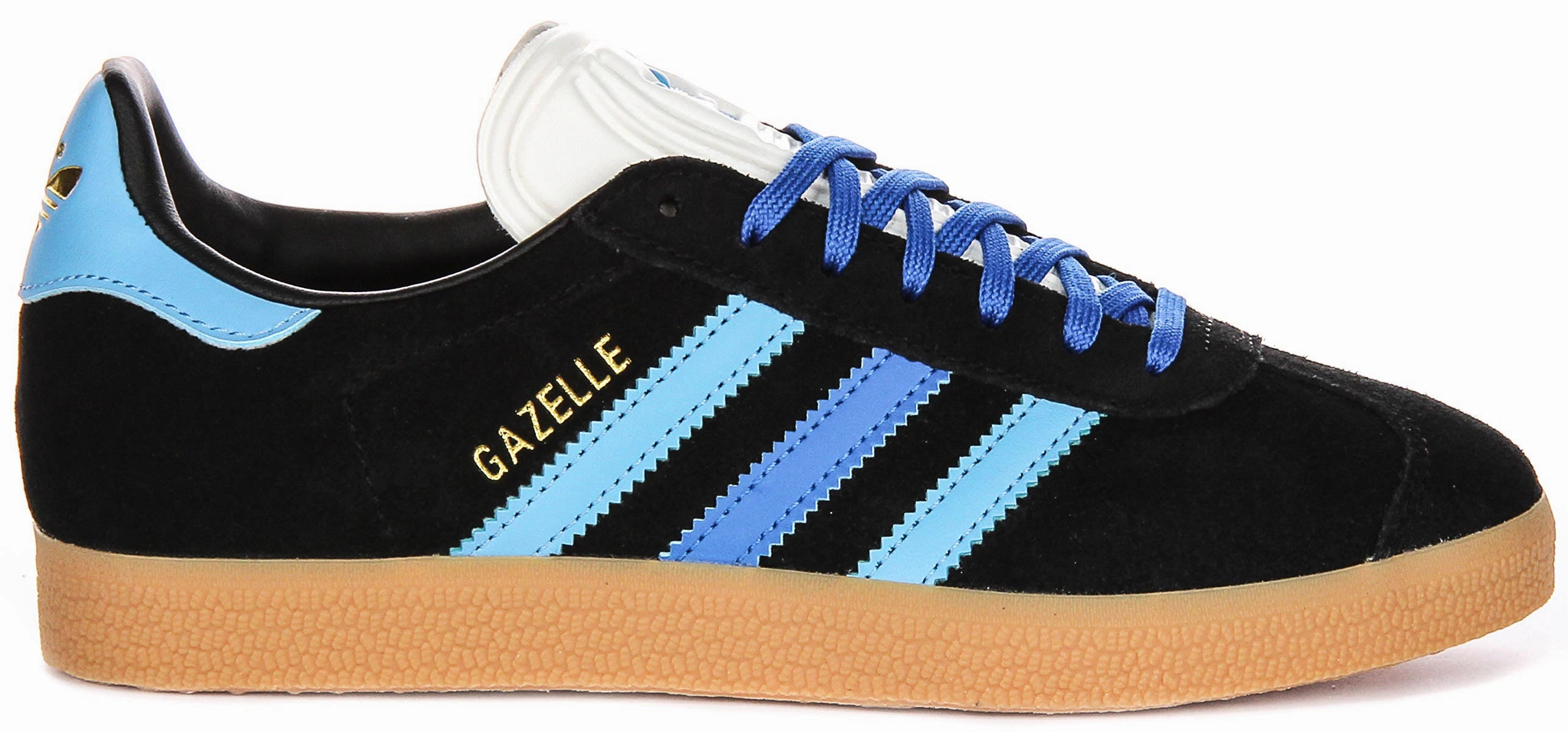 Stable Structure Integrity Adidas Gazelle W In Black Blue For Women