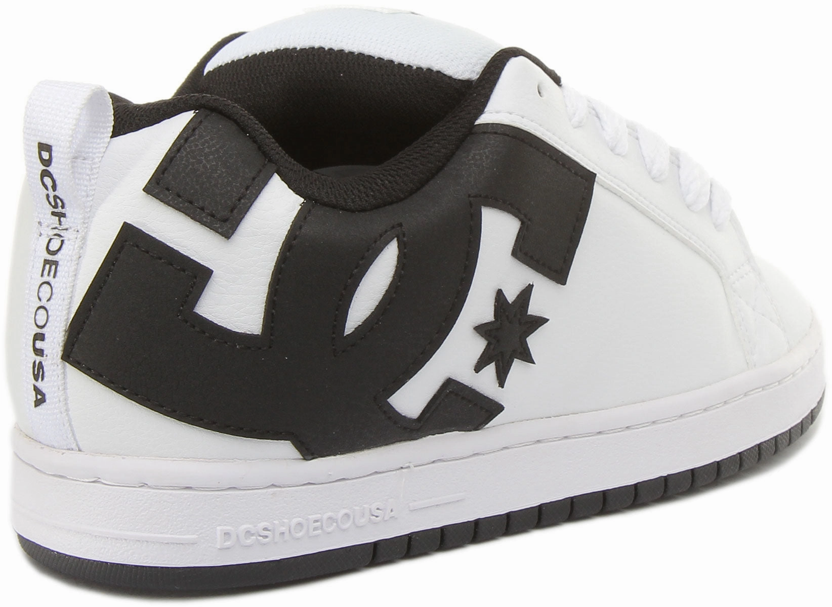Stable Track Dc Shoes Court Graffik In White Black For Men