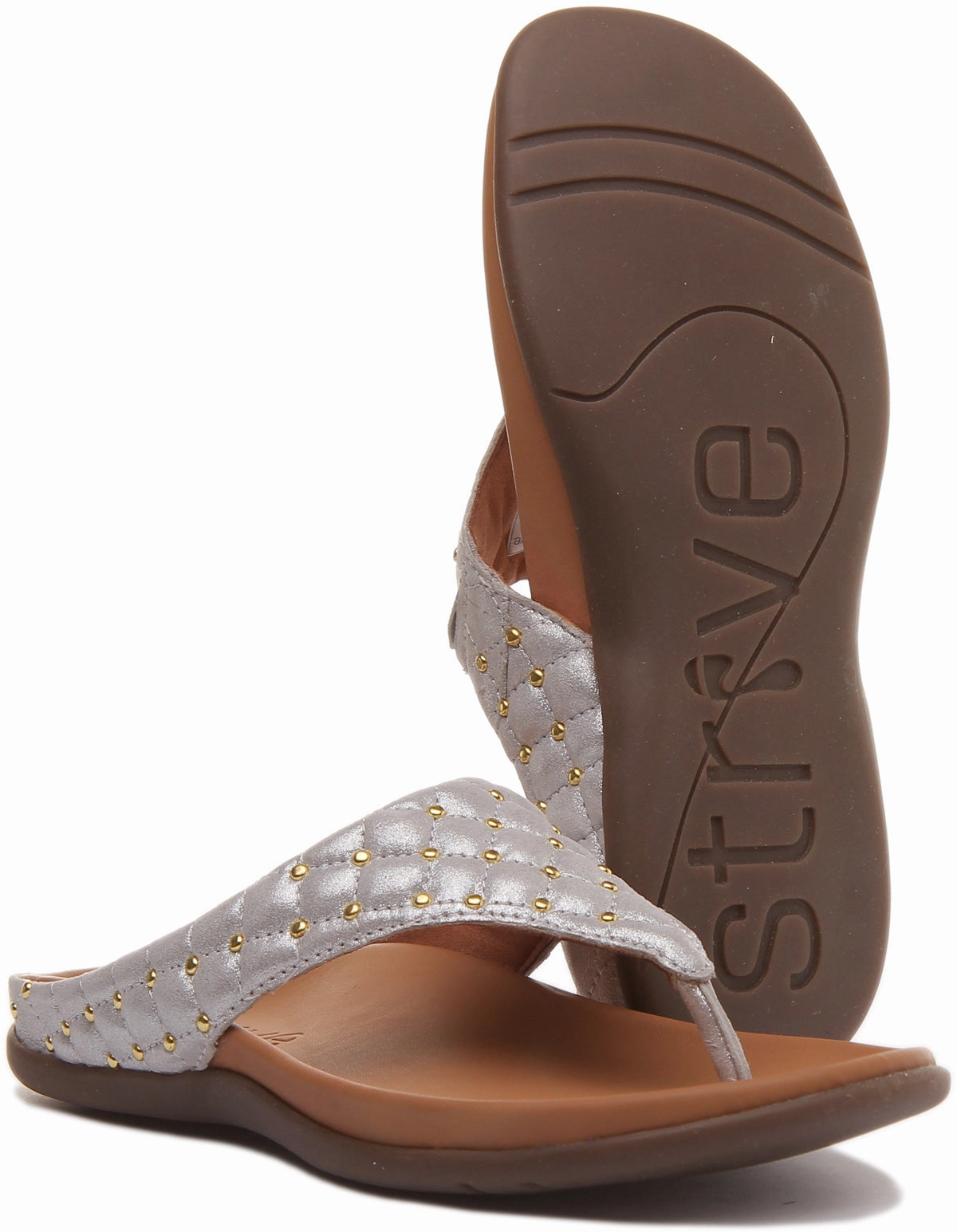 Steady Step Strive Fiji In White Gold For Women