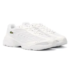 Lacoste Storm 96 2K Lite Men's White Trainers Shock-absorbing heel zones ease repetitive landings