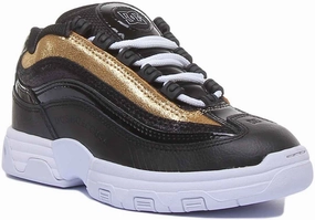 Dc Shoes Legacy Lite In Black Gold High Traction