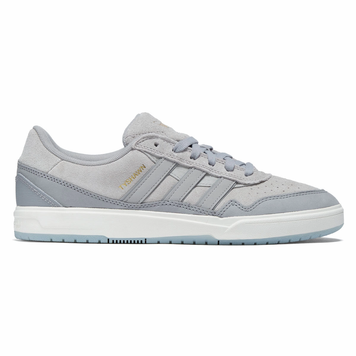 Grip Style Adidas Tyshawn II Shoes - Light Onyx/Core Granite/Core White