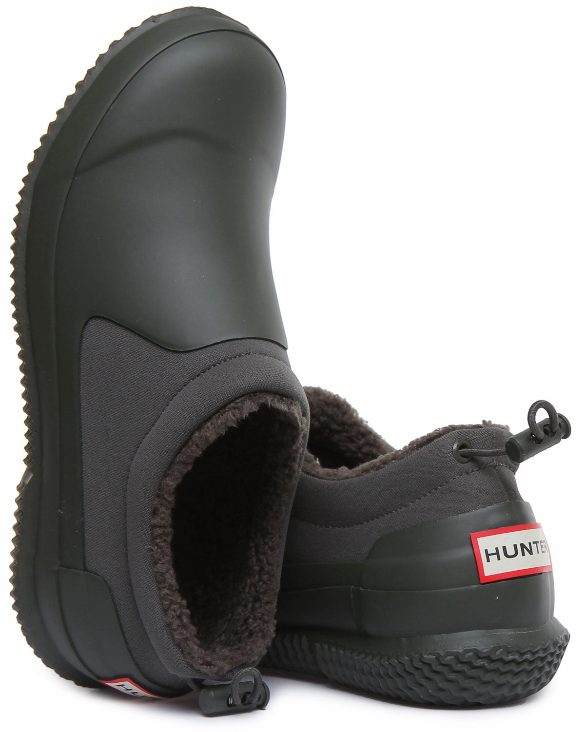 Step Ready Hunter Sherpa Shoes In Olive For Women