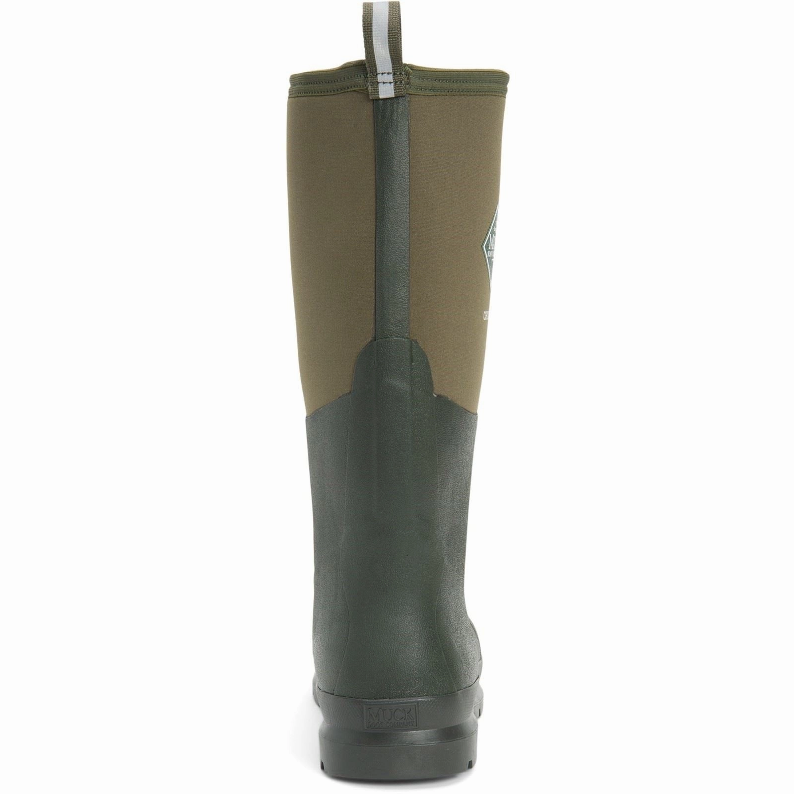 Storm Flex Step Muck Boots Chore Classic Hi Steel Cap Synthetic Moss Wellington Boots
