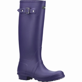 Daily Wear Boots Weather Guard Cotswold Sandringham PVC Purple Wellington Boots