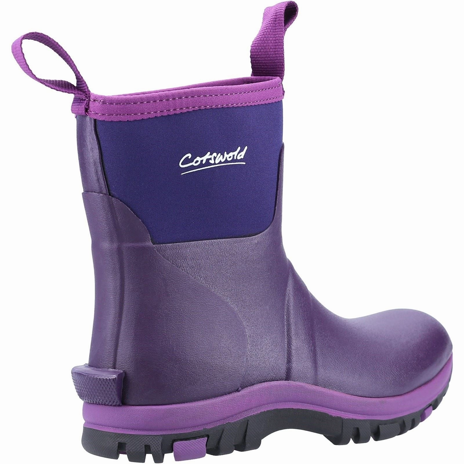 Storm Shield Cotswold Blaze Synthetic Women's Purple Wellington Boots
