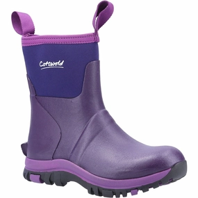 Cold Weather Gear Active Support Cotswold Blaze Synthetic Women's Purple Wellington Boots