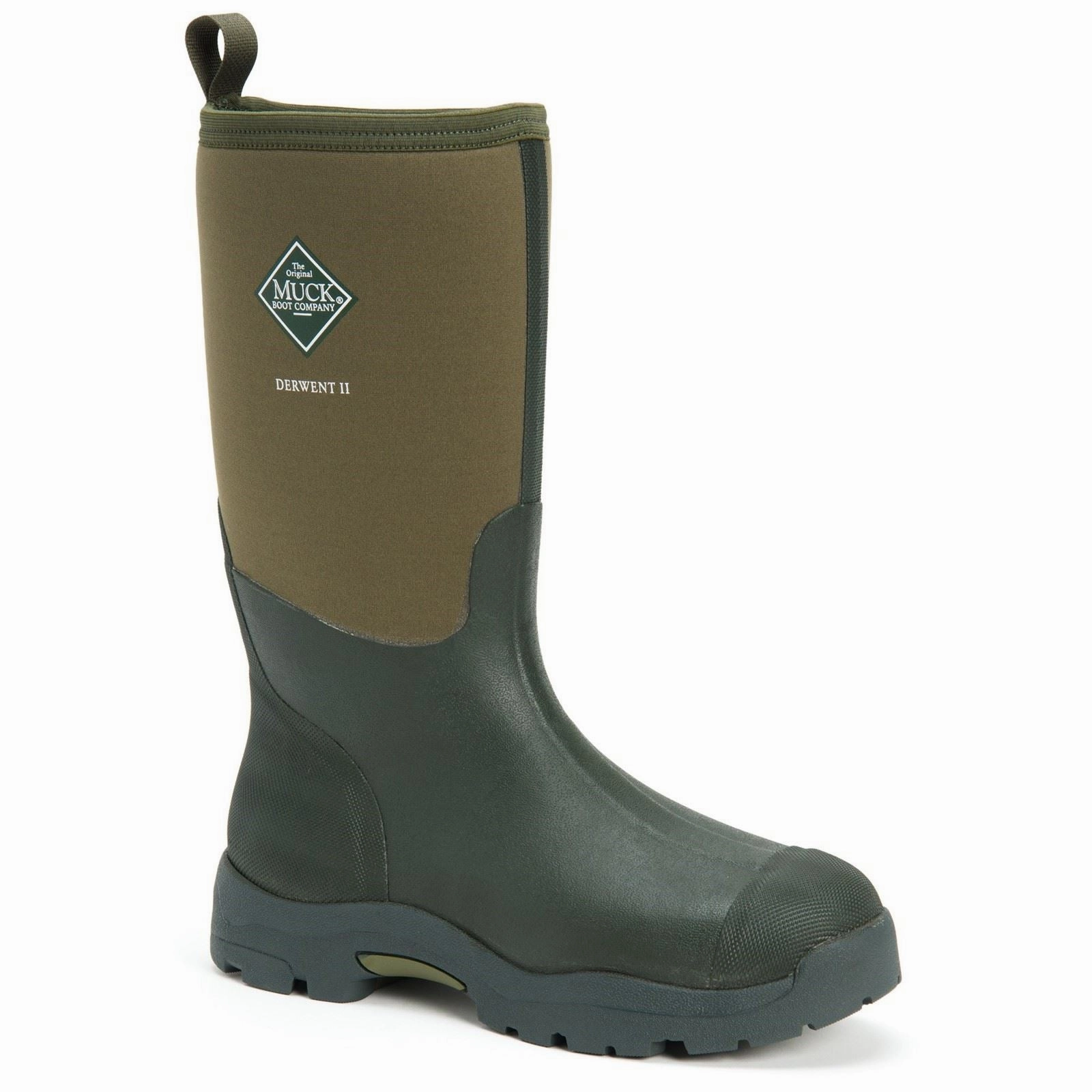 Muck Boots Derwent II Rubber Moss Wellington Boots Chilly Fit