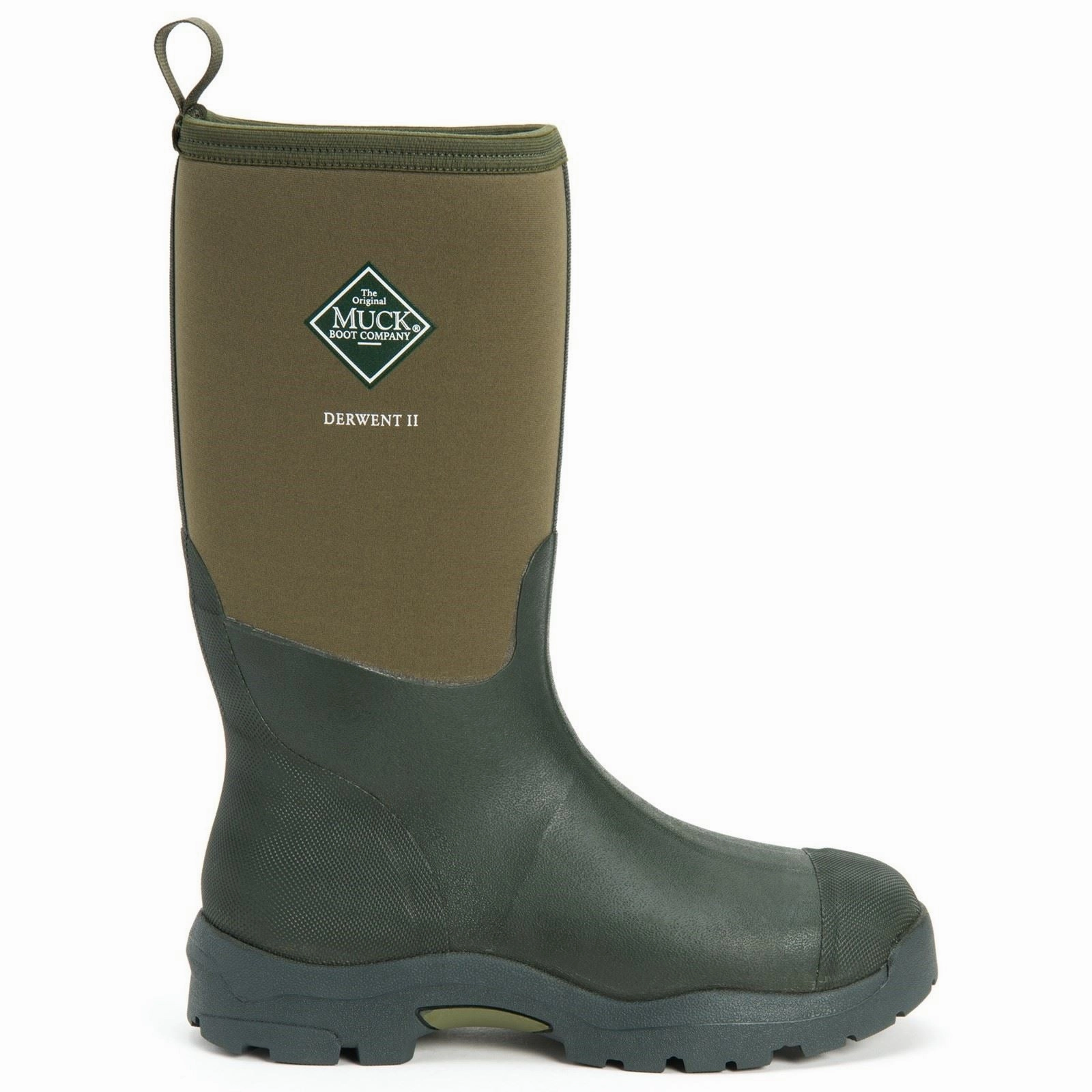 Storm Trail Muck Boots Derwent II Rubber Moss Wellington Boots