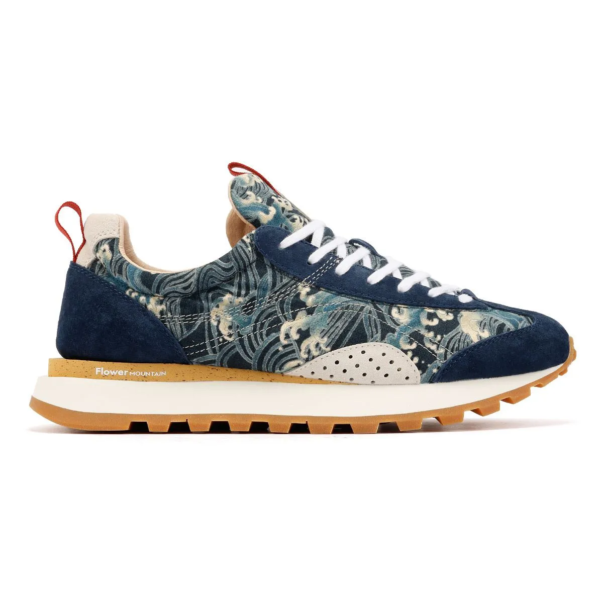 Streamlined Fit Flower Mountain New Asuka Blue Trainers