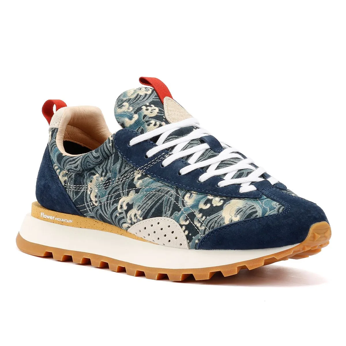 Streamlined Fit Flower Mountain New Asuka Blue Trainers