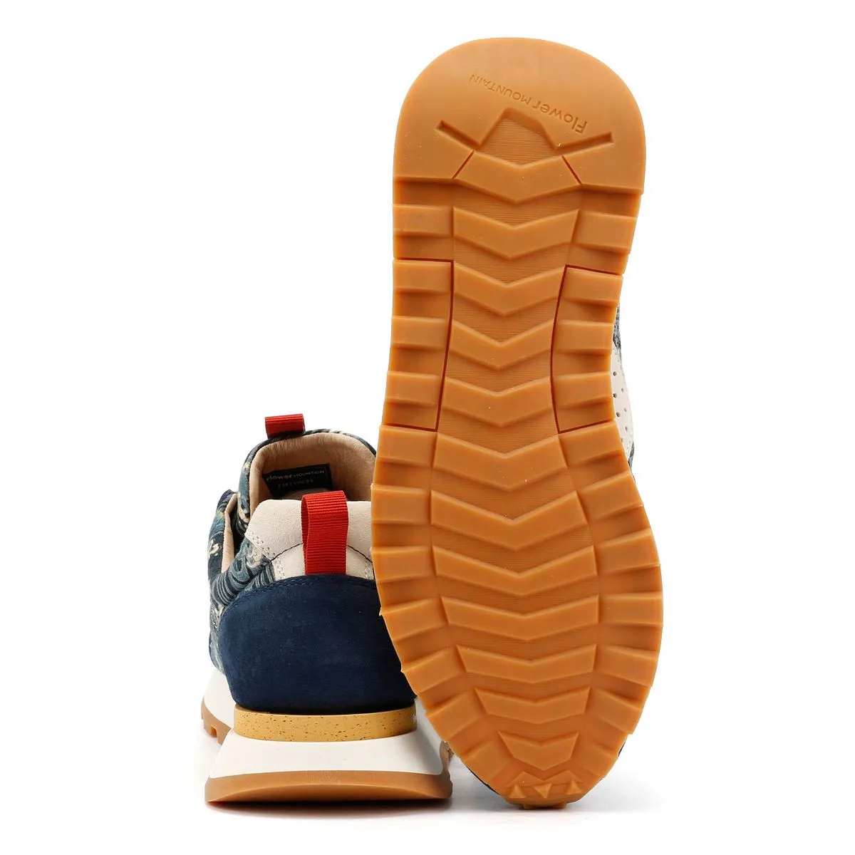 Streamlined Fit Flower Mountain New Asuka Blue Trainers