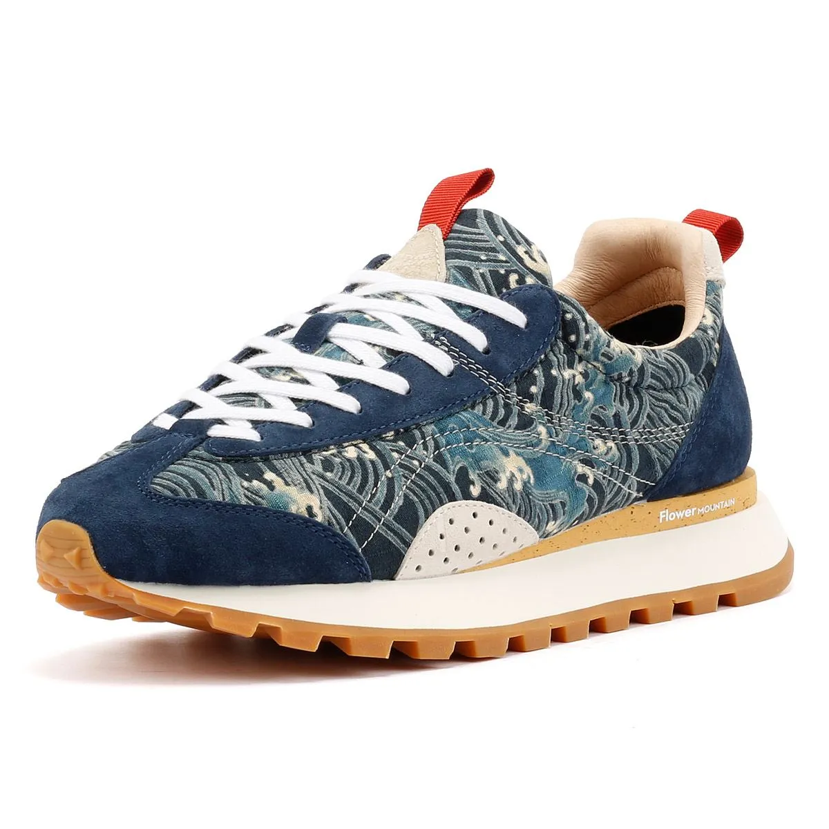 Streamlined Fit Flower Mountain New Asuka Blue Trainers