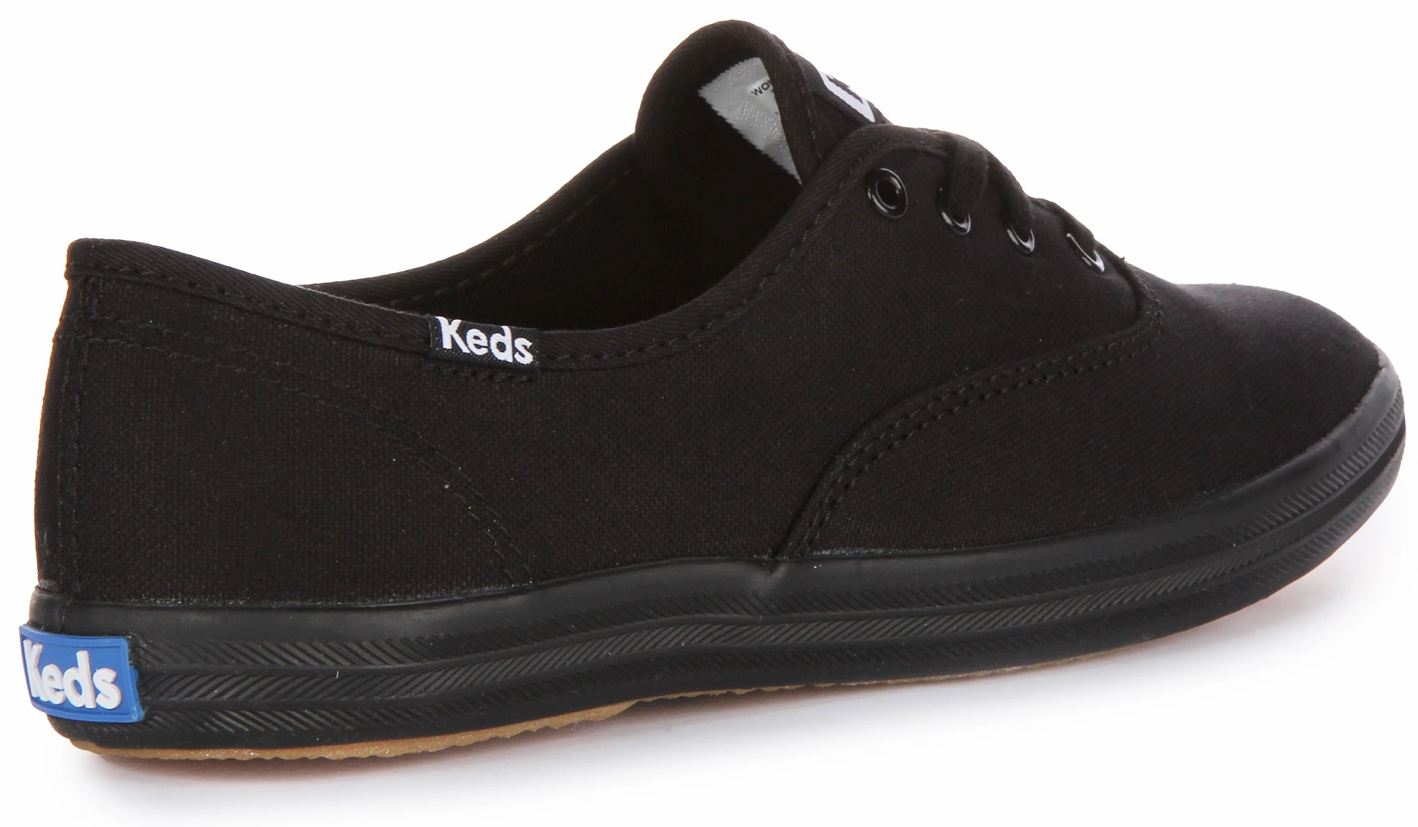 Streamlined Feel Keds Champion In All Black For Women