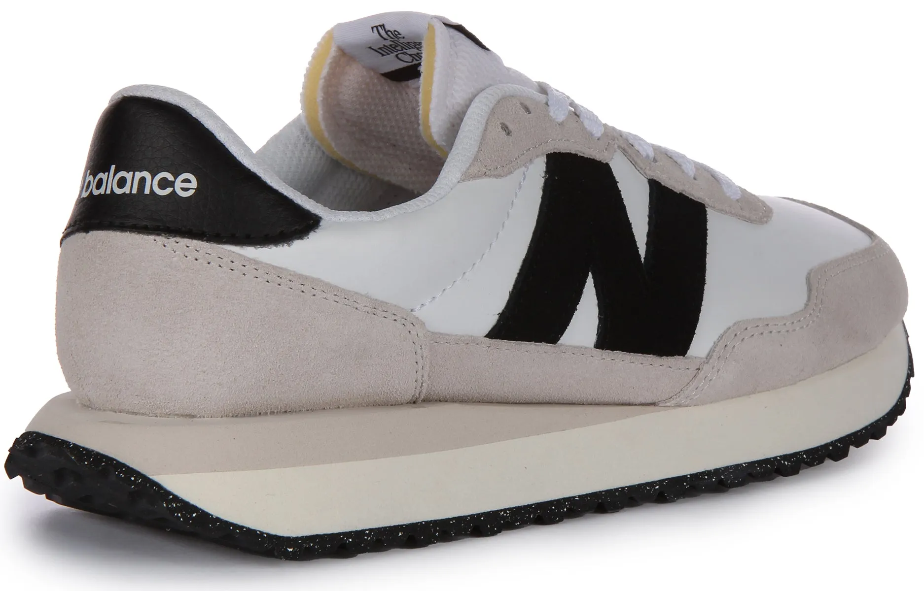 Street cushioning New Balance MS 237 SF In White Black For Women