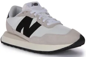 Soft Lining Total Comfort New Balance MS 237 SF In White Black For Women