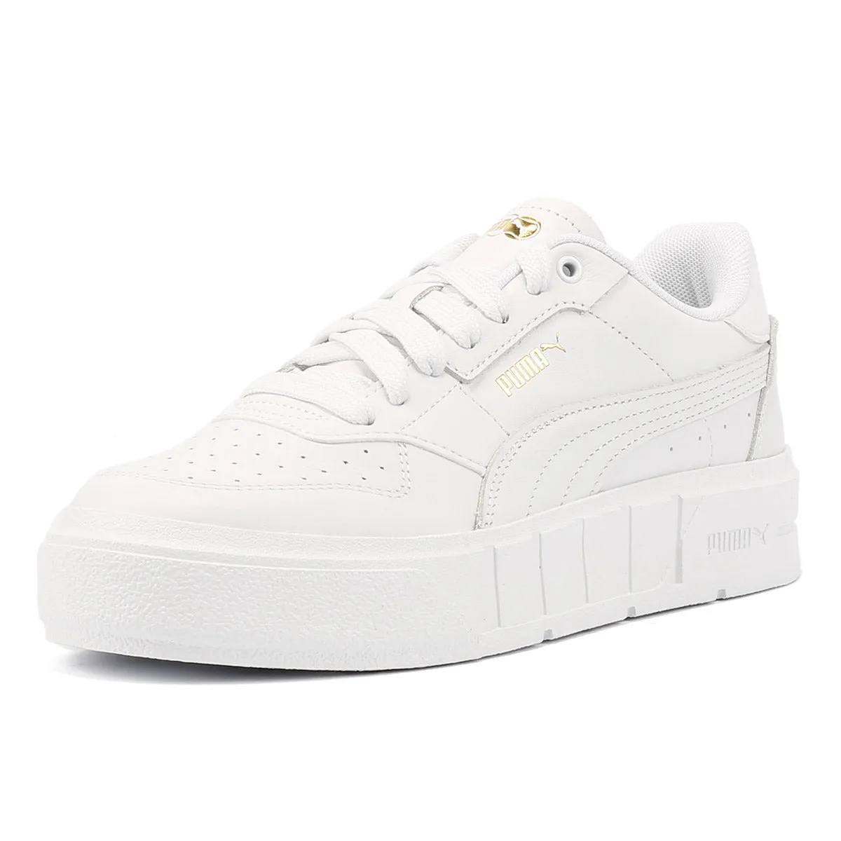 Street Motion Flow Puma Cali Court Leather Women's White Trainers