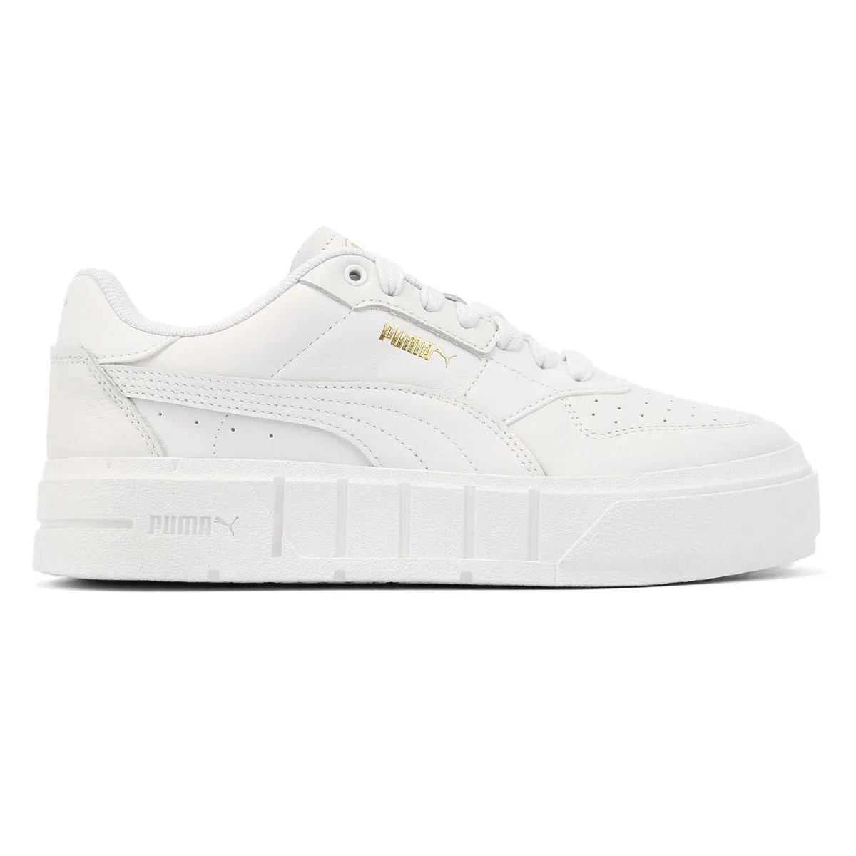 Street Motion Flow Puma Cali Court Leather Women's White Trainers
