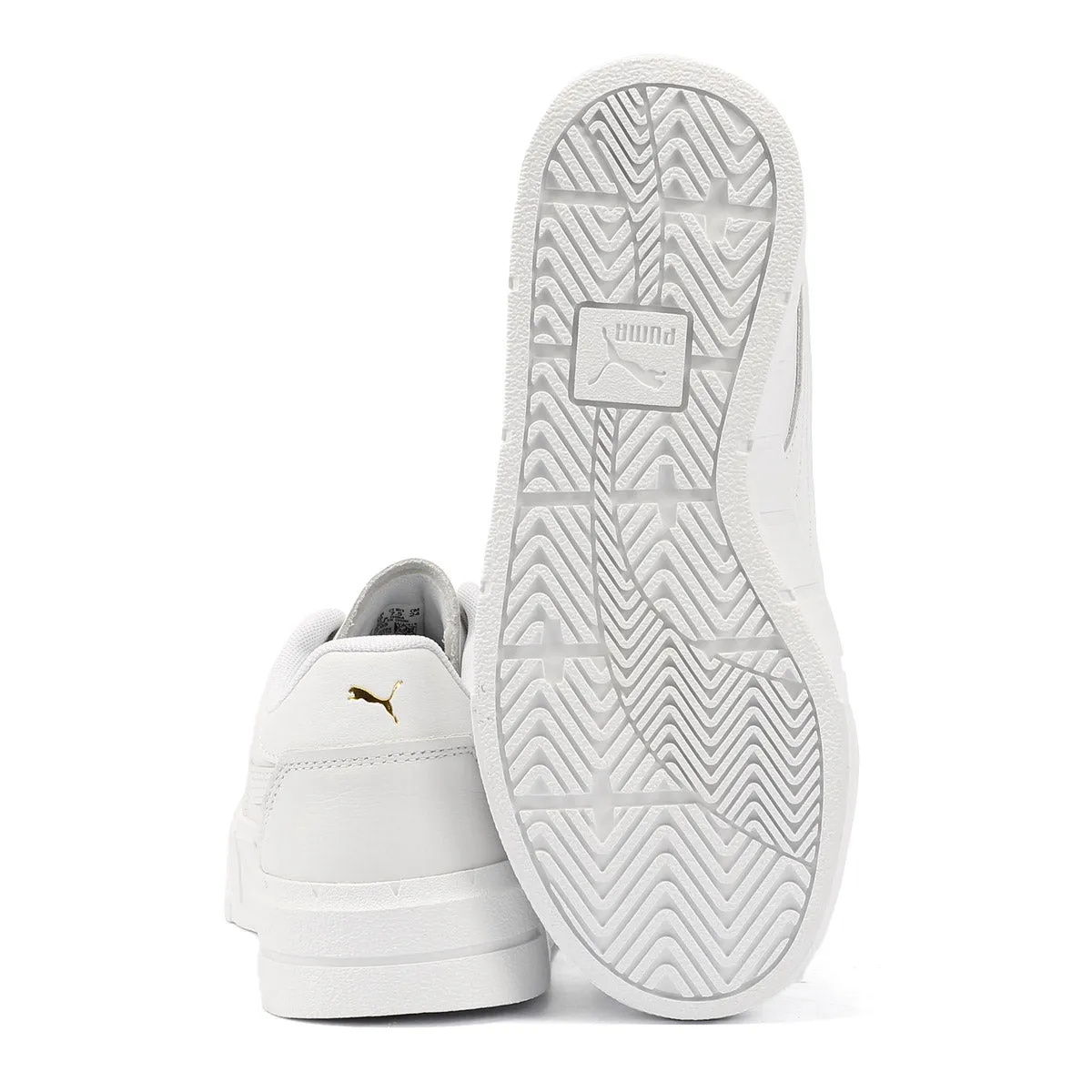 Street Motion Flow Puma Cali Court Leather Women's White Trainers
