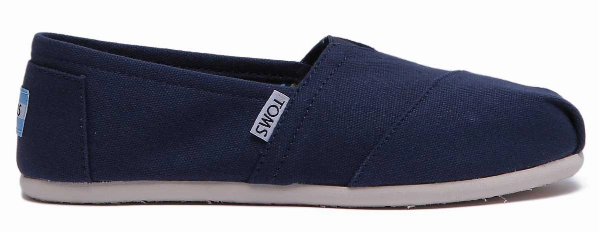 Street Air Max Toms Classic Slip On In Navy