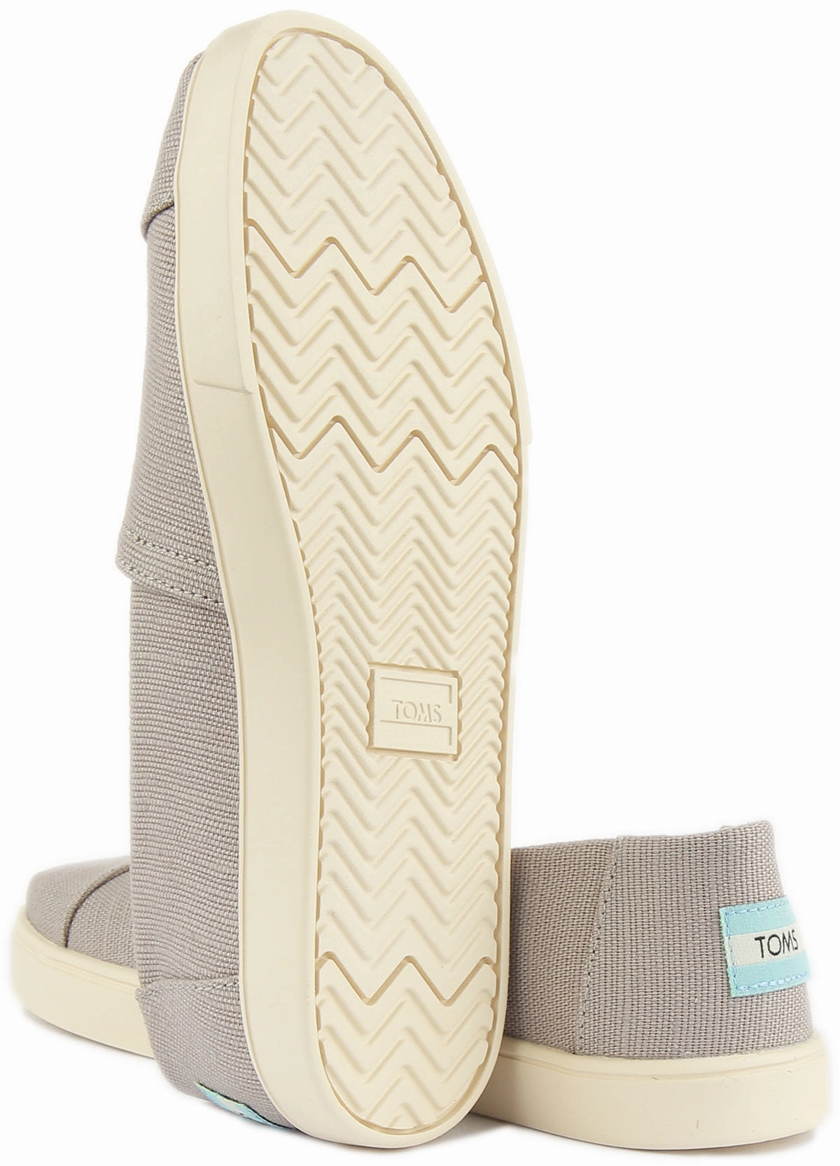 Street Breath Toms Alpargata Cupsole Slip on In Light Grey For Women