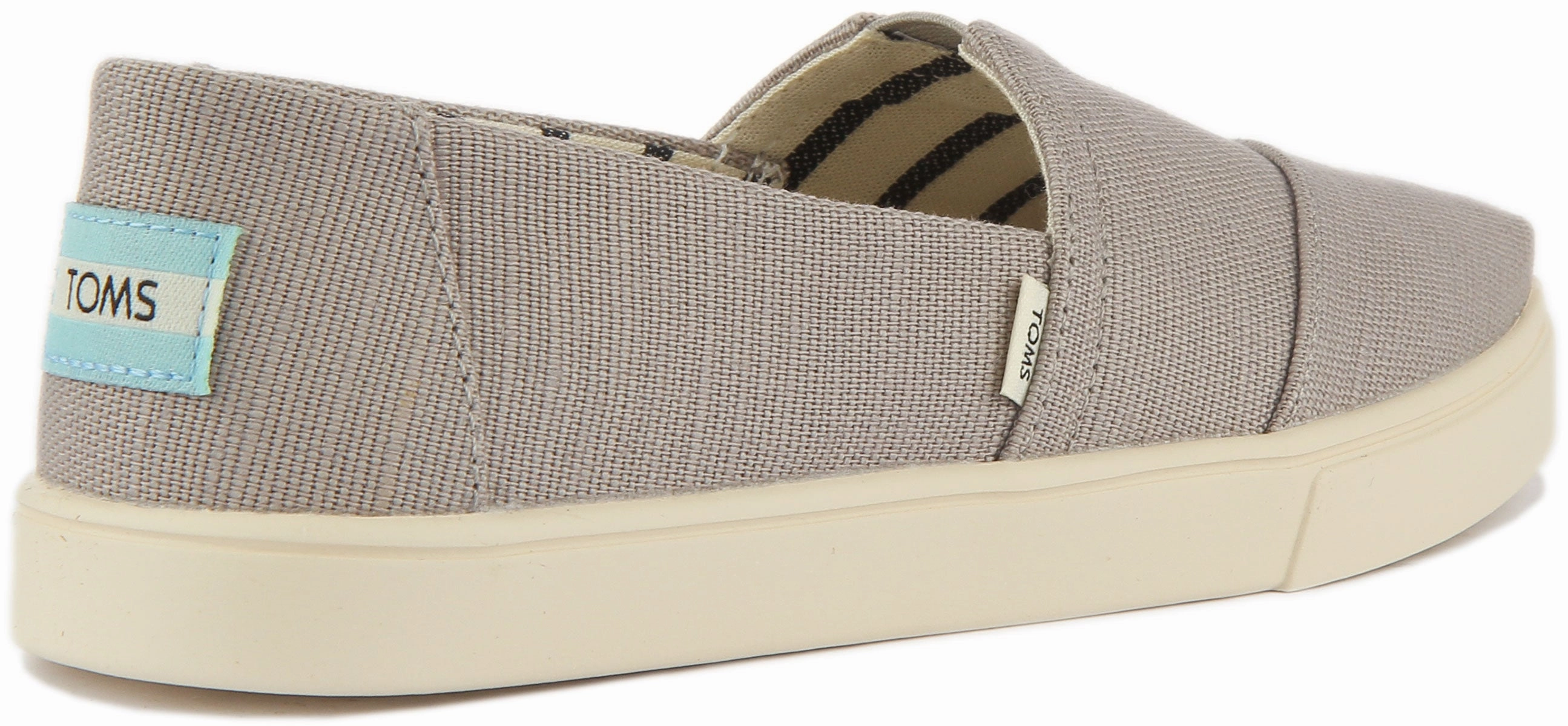 Street Breath Toms Alpargata Cupsole Slip on In Light Grey For Women