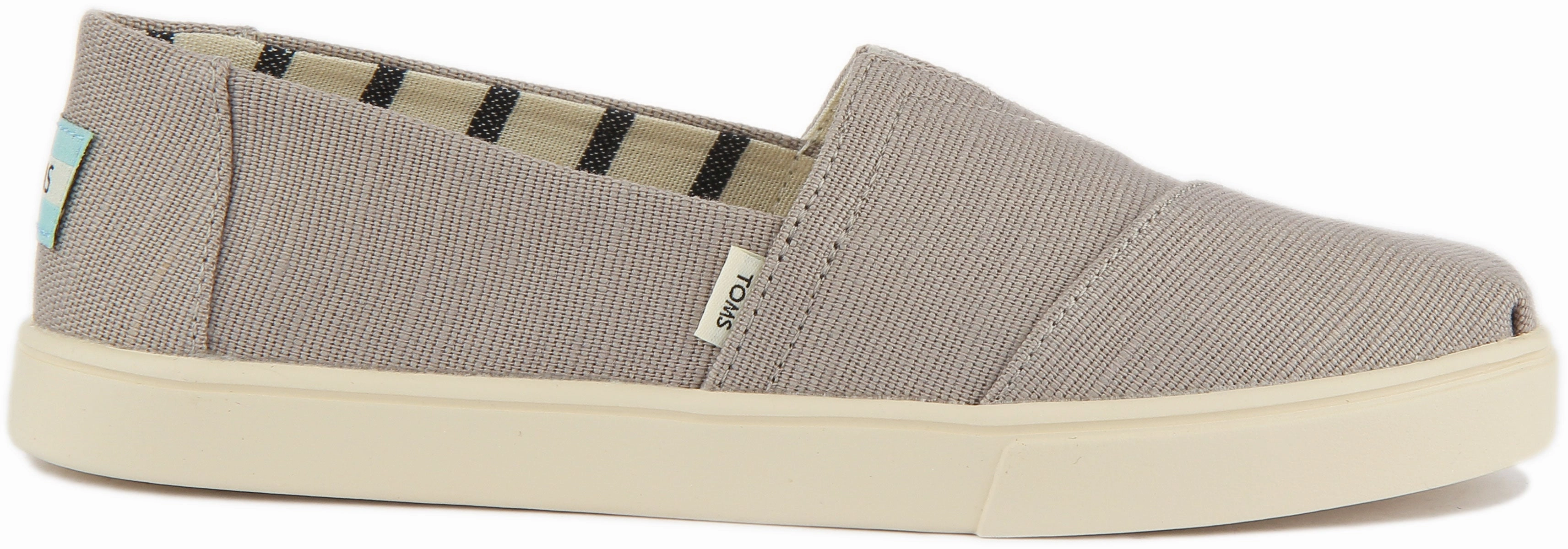 Street Breath Toms Alpargata Cupsole Slip on In Light Grey For Women
