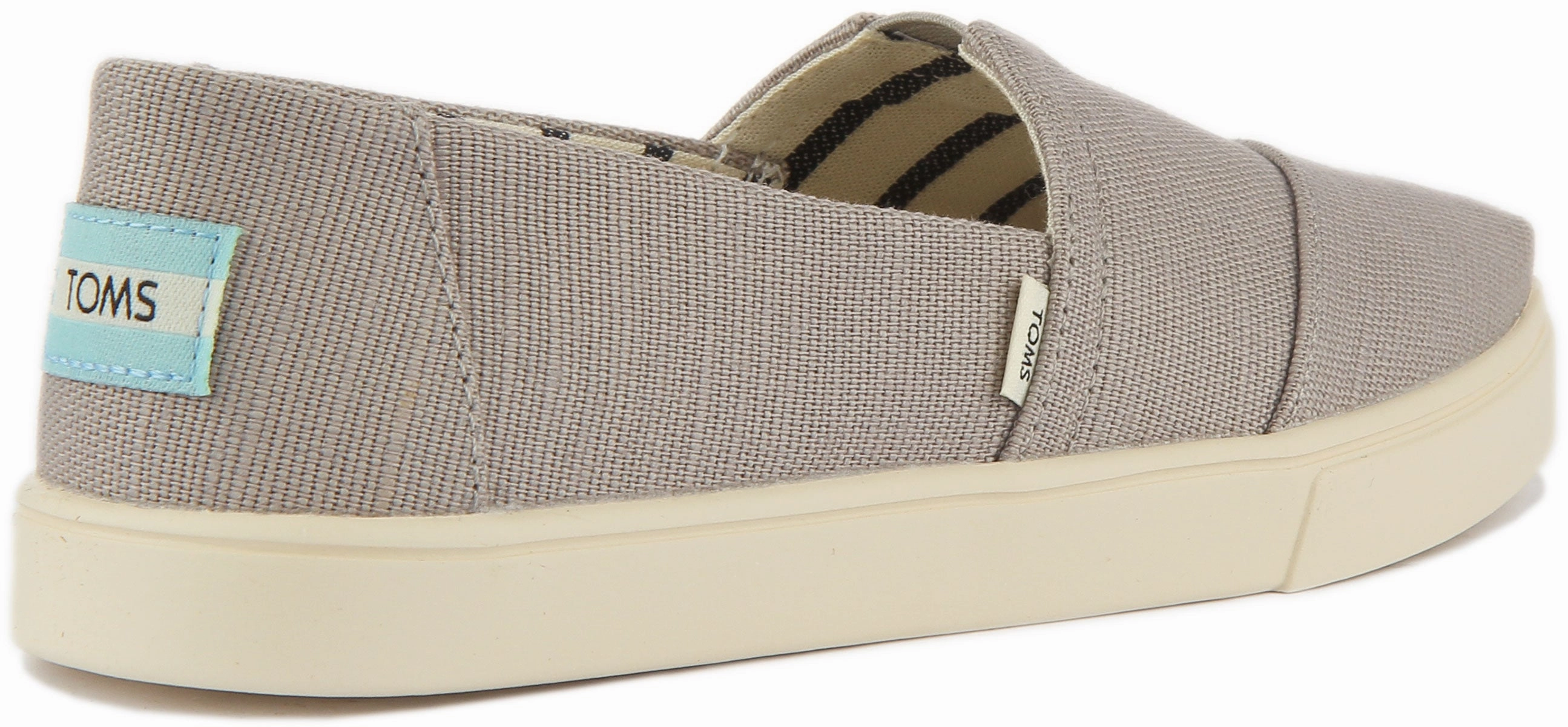 Street Breath Toms Alpargata Cupsole Slip on In Light Grey For Women