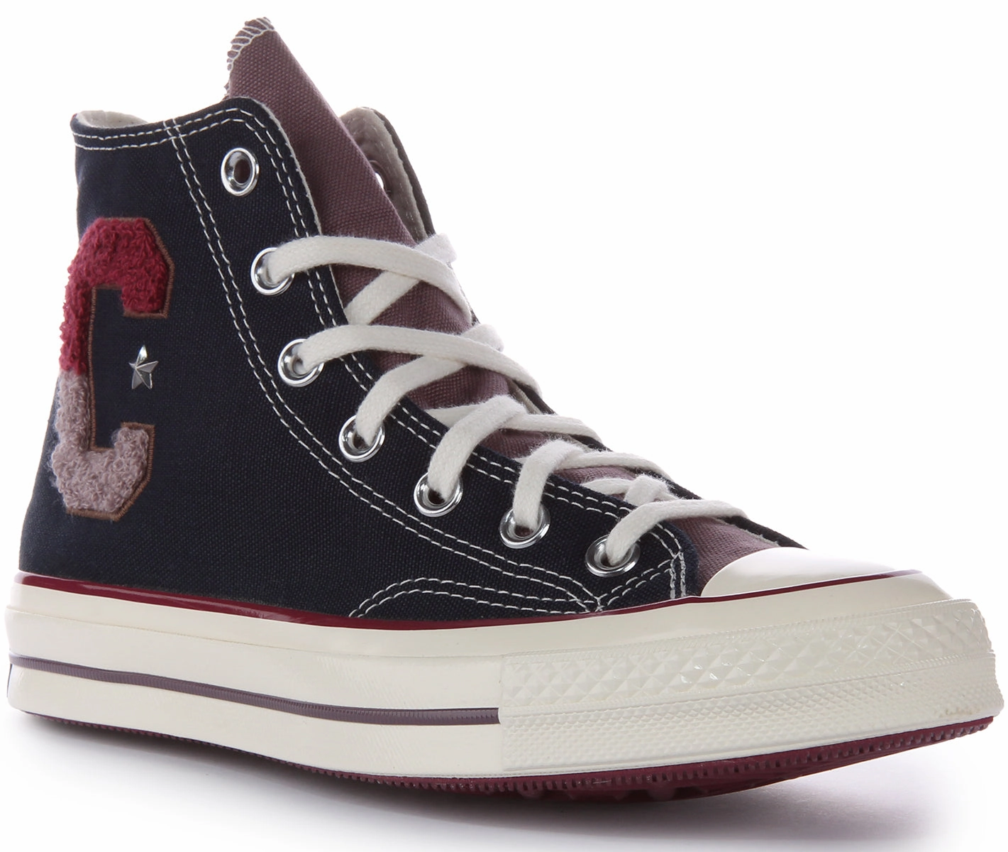 Converse Chuck 70 A07980C Letter C In Navy Red Low heel drop facilitates barefoot-like responsiveness