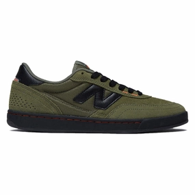 Flexibility Ride Cushioned Grip New Balance 440 V2 Shoes - Dark Olivine/Black
