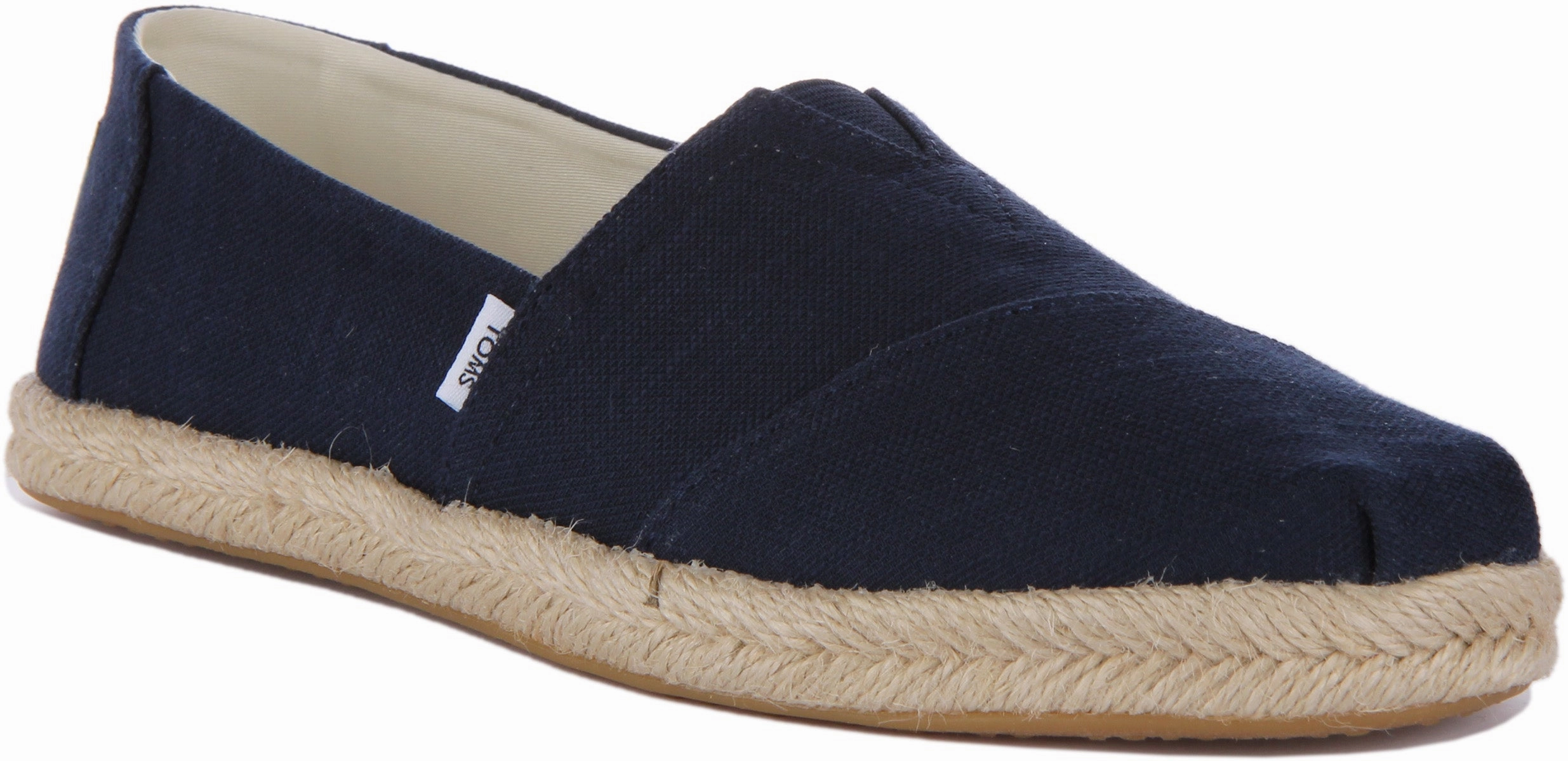 Toms Alpargata Recycled Rope In Navy For Women Instant Comfort Fit Simple Style