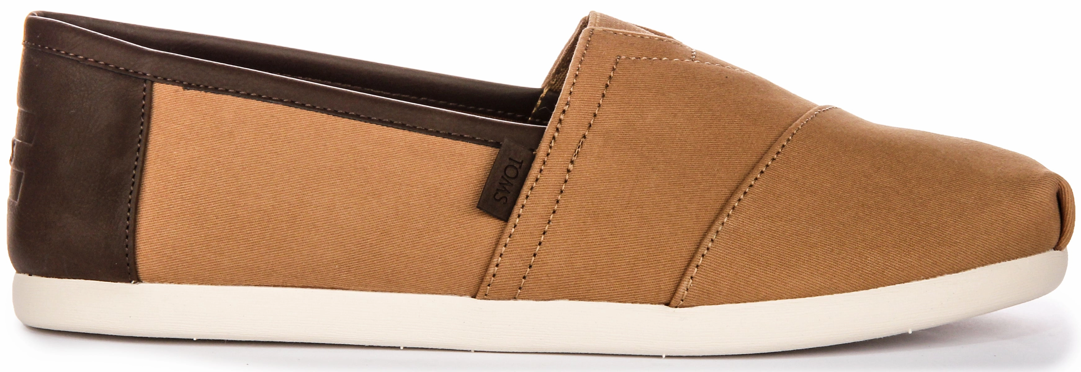 Street Glide Toms Alpargata In Tan brown For Men