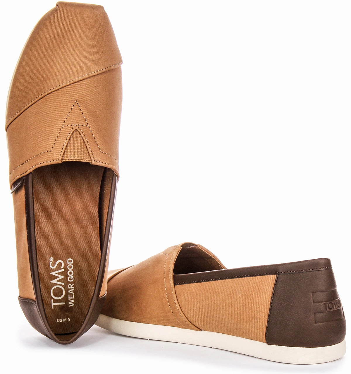 Street Glide Toms Alpargata In Tan brown For Men
