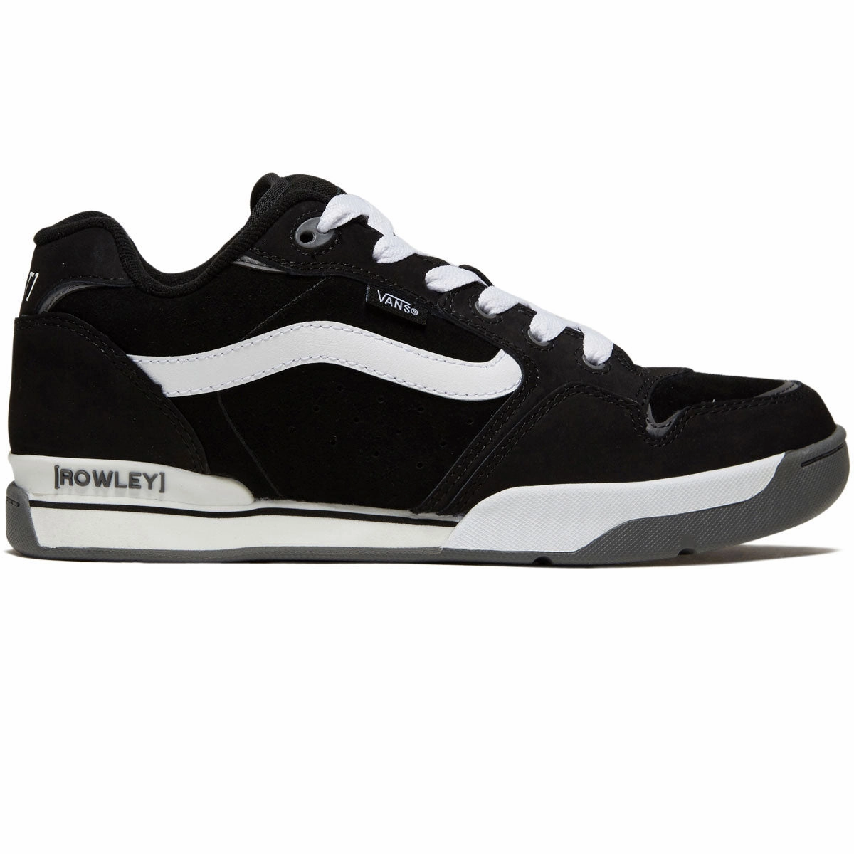 Vans Rowley XLT Shoes - Black/White Creative Style Urban Motion