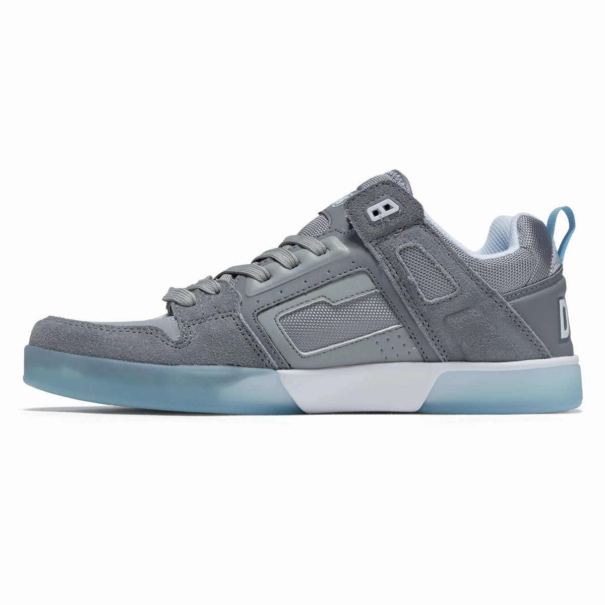Street Ready DVS Comanche LT Shoes - Wild Dove/Grey/Blue Suede