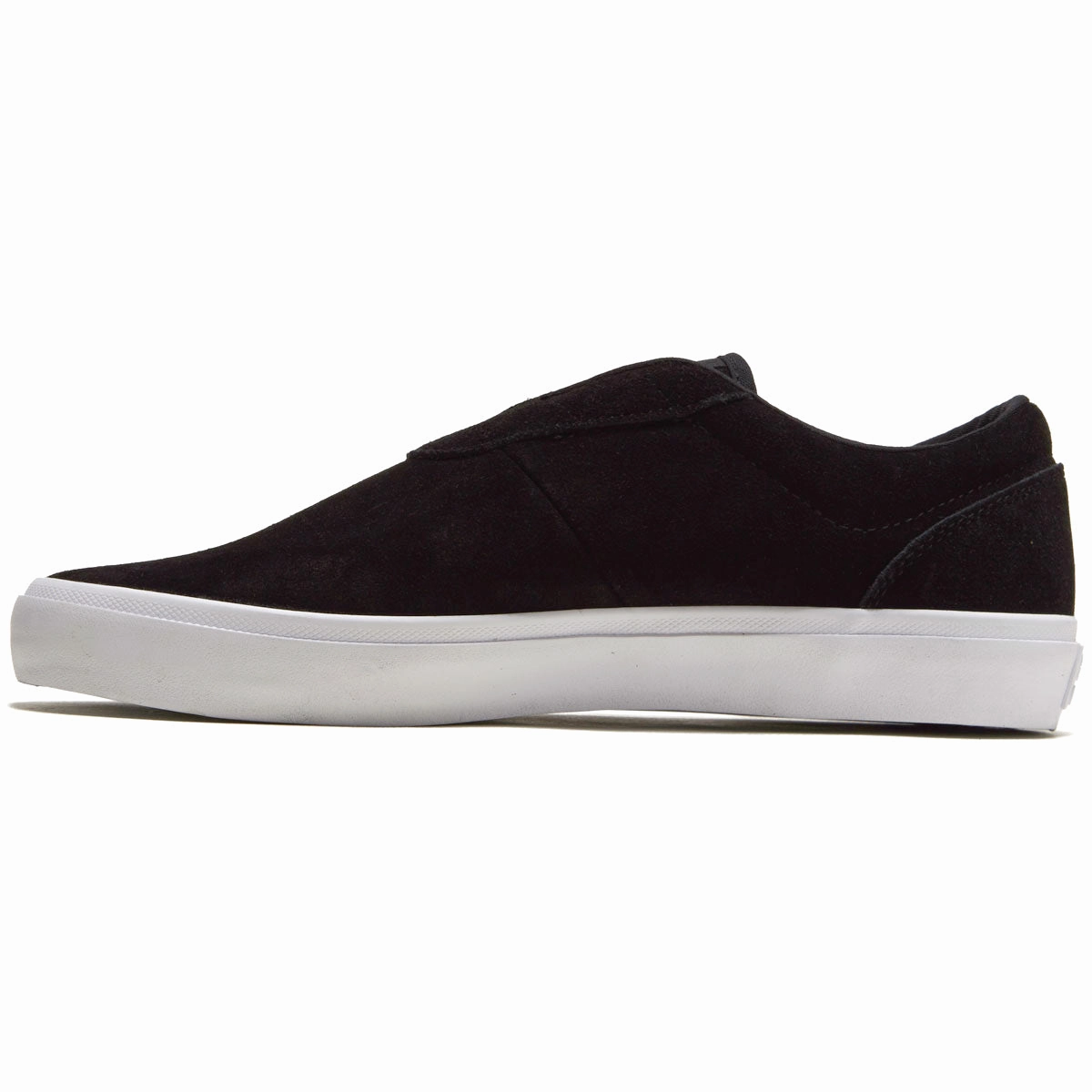 Street Soft Pro Opus Honey Slip Shoes - Black/White Suede