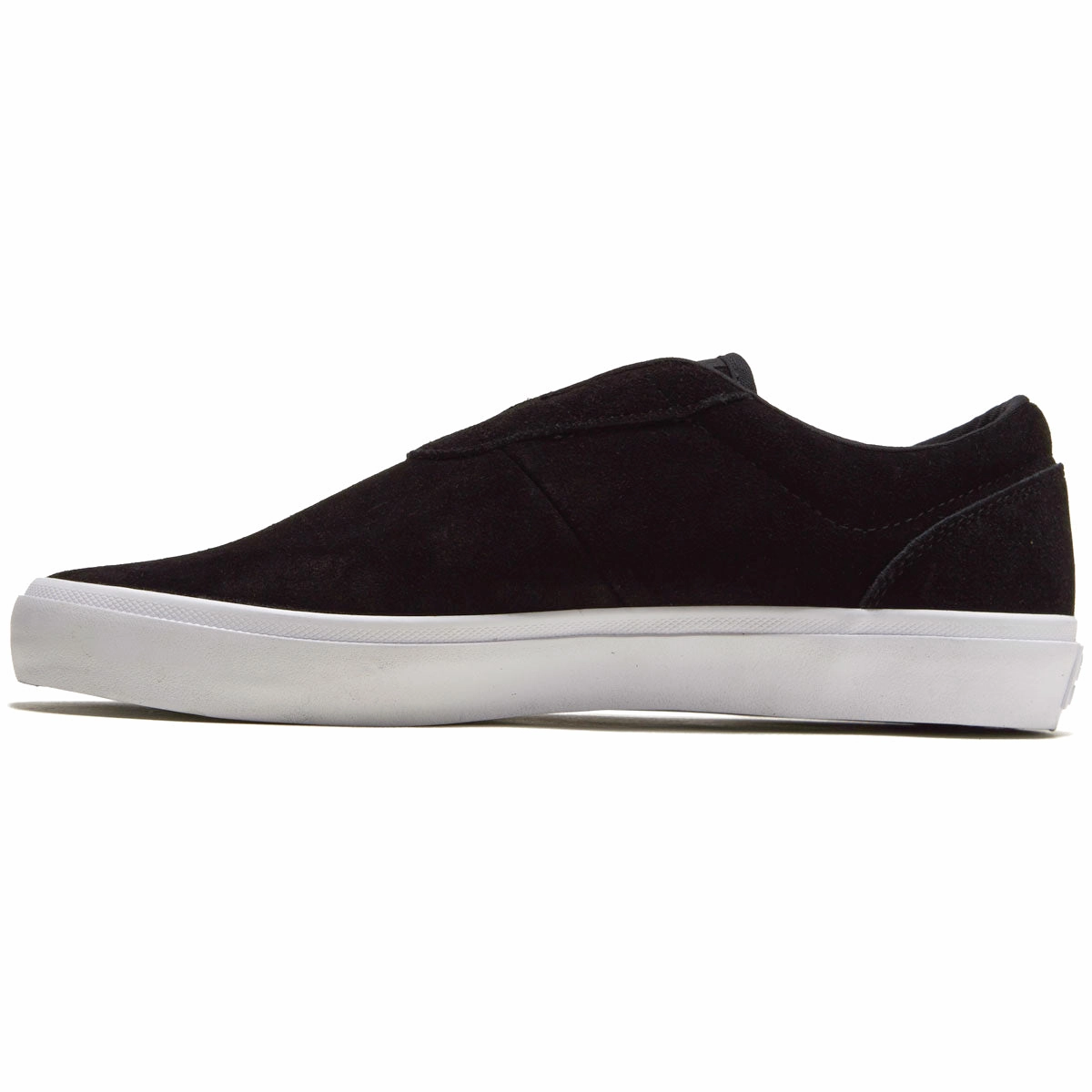Street Soft Pro Opus Honey Slip Shoes - Black/White Suede