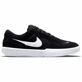 Skate Life City Walking Nike SB Force 58 Shoes - Black/White/Black