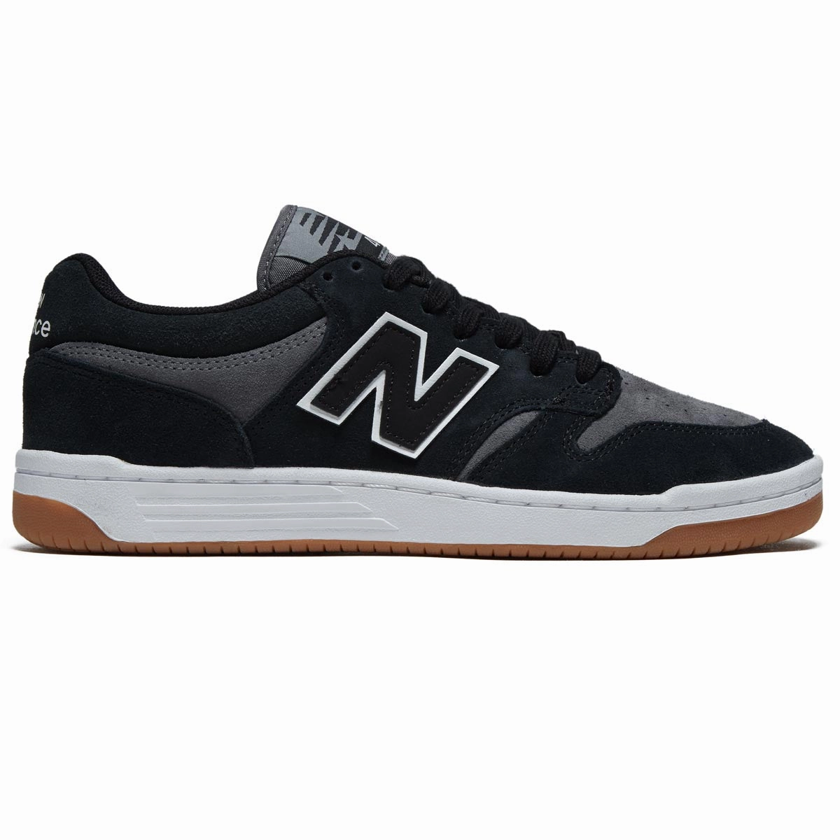 New Balance 480 Shoes - Black/Grey Lightweight Step