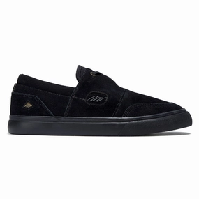 Skater Speed Quick Ride Comfort Emerica Servold Shoes - Black/Black
