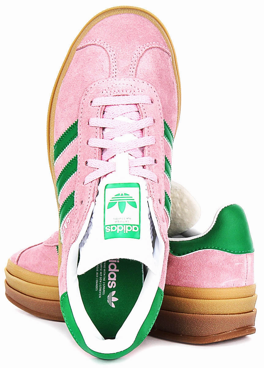 Stretch - Ready Upper Adidas Gazelle Bold W In Pink White For Women