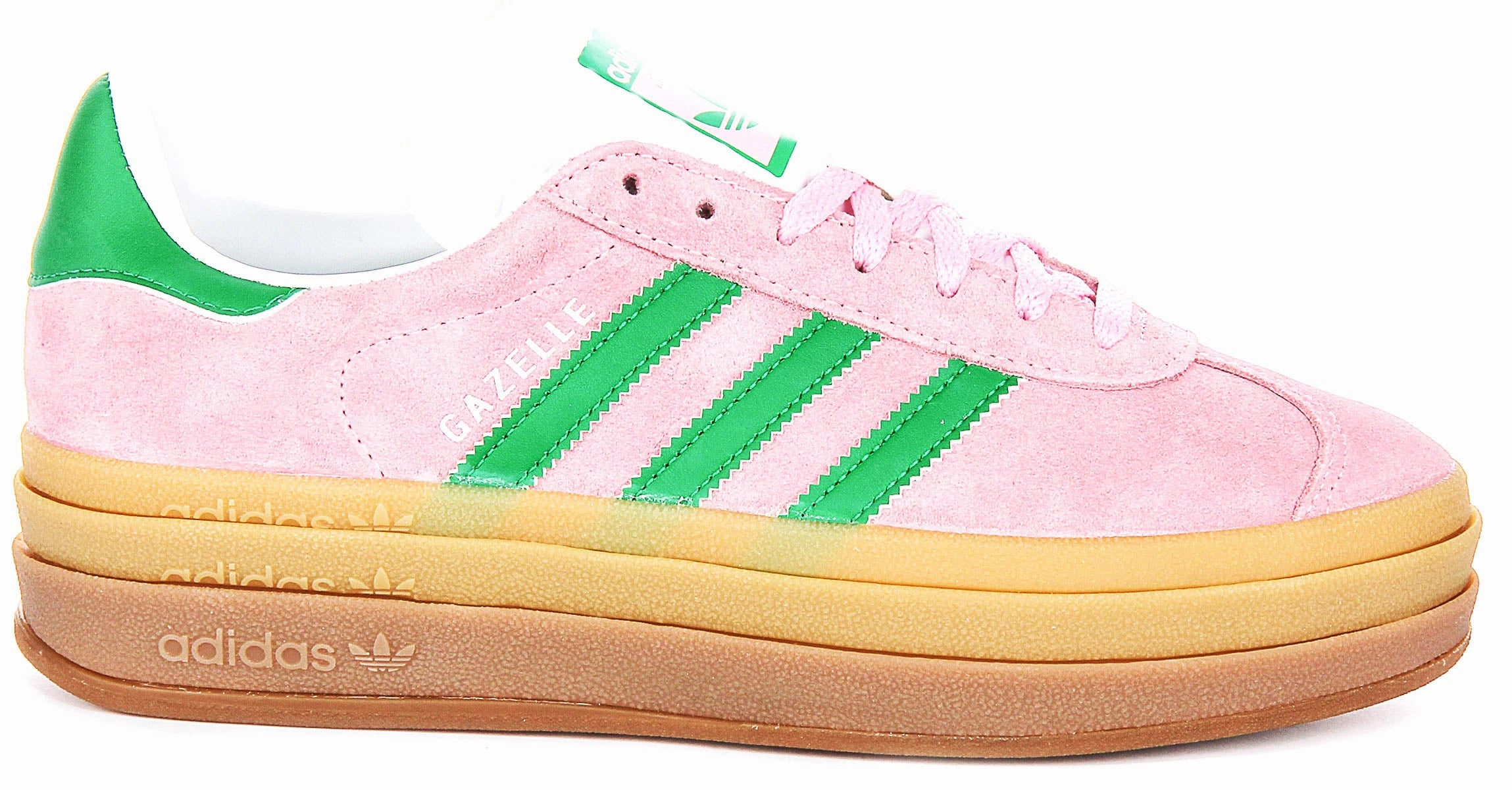 Stretch - Ready Upper Adidas Gazelle Bold W In Pink White For Women