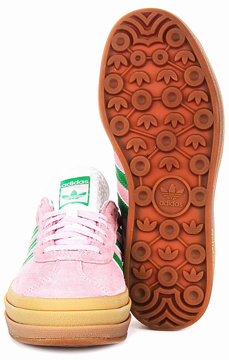 Stretch - Ready Upper Adidas Gazelle Bold W In Pink White For Women