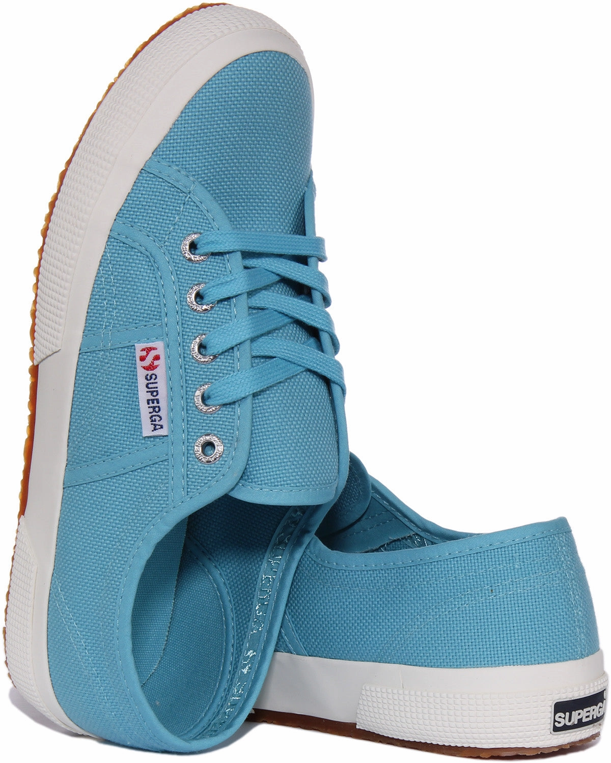 Stretch fit Superga 2750 Cotu Trainer In Sky Blue For Unisex
