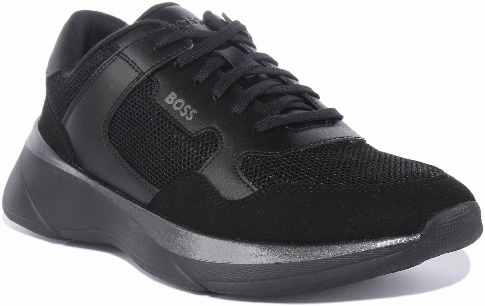 Speed Agility Elastic Sole Boss Dean Run In Black For Men