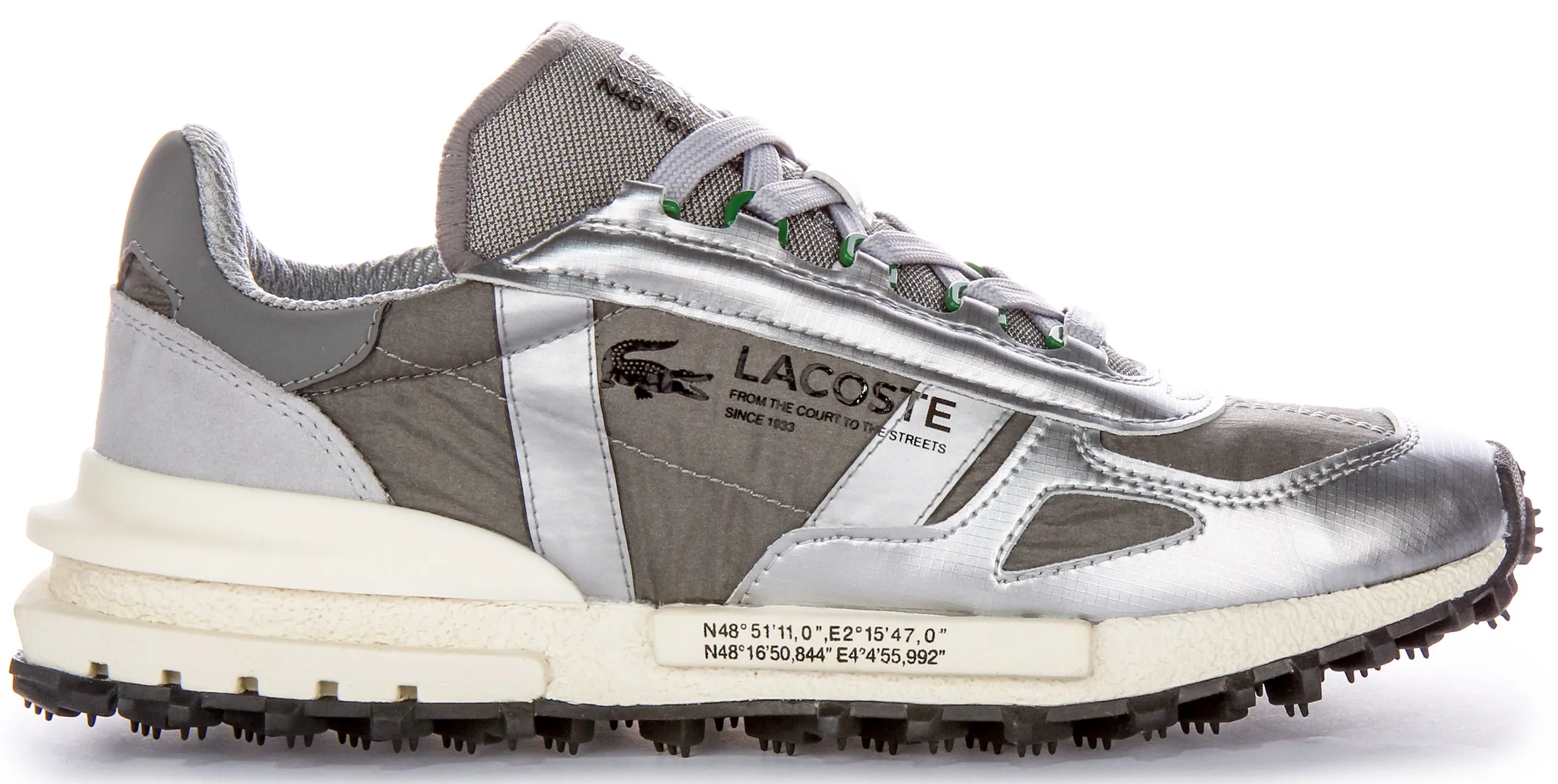 Stretchable Lacoste Elite Active In Grey Silver For Men