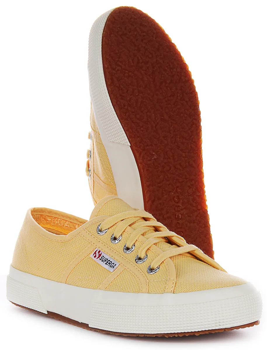 Stretchable Superga 2750 Cotu Classic In Peach Yellow