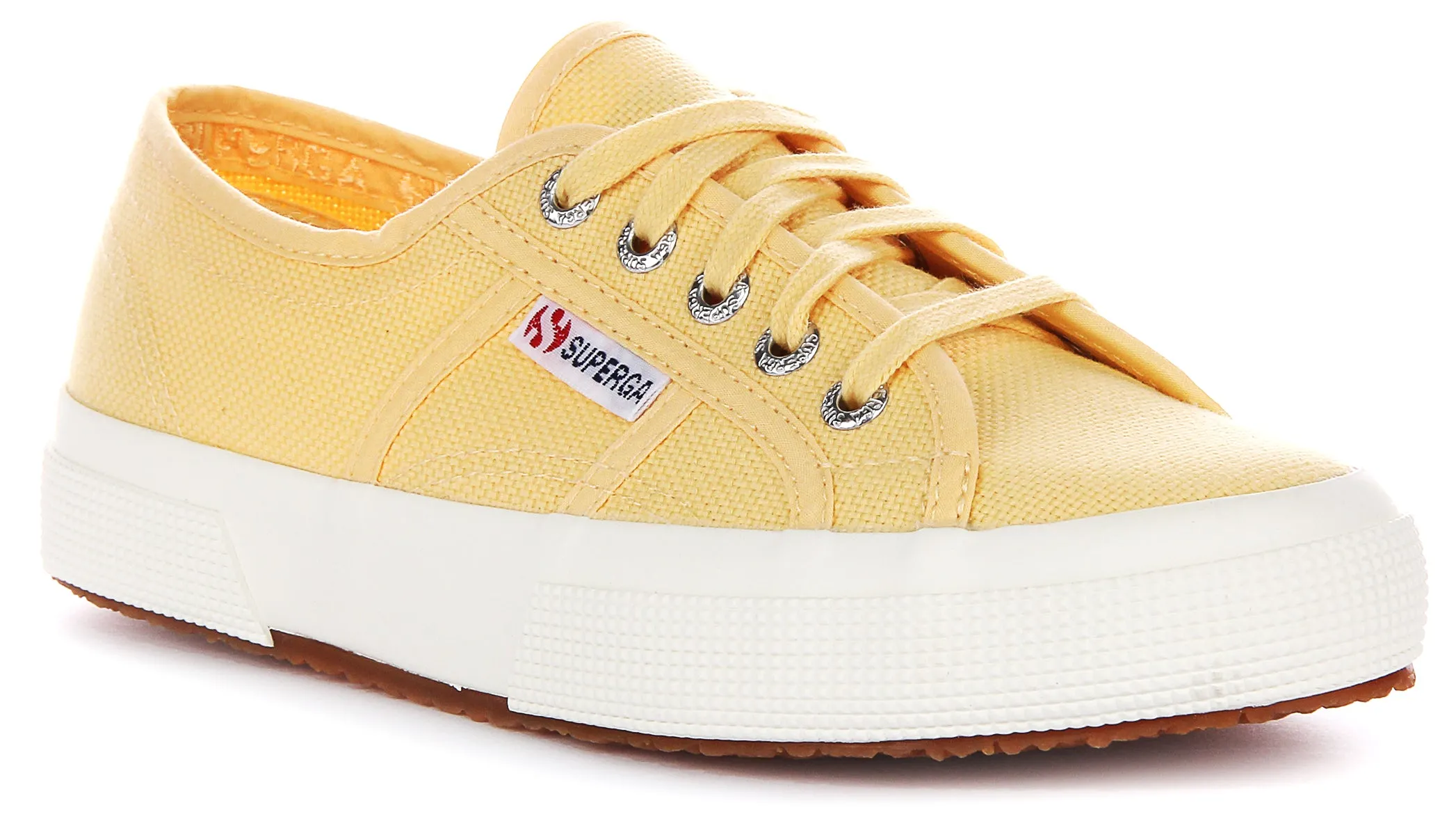 Superga 2750 Cotu Classic In Peach Yellow Indoor Training Fitness Plan