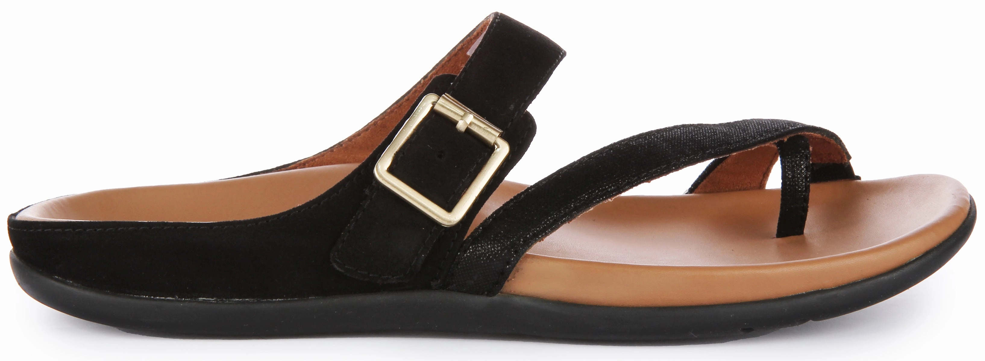 Strive Nusa In Black Shiny For Women Relax Step
